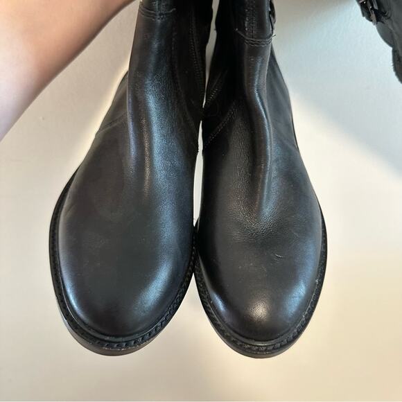 Gianni Bini Korbinn Leather Knee High Riding Boots - Picture 4 of 7